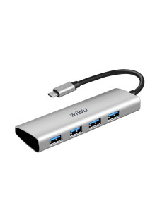 WiWU - HUB Alpha A440 Pro USB C vers 4x USB3.0