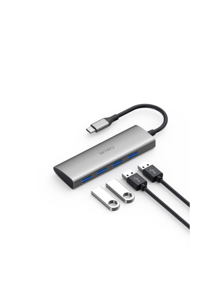 WiWU - HUB Alpha A440 Pro USB C vers 4x USB3.0