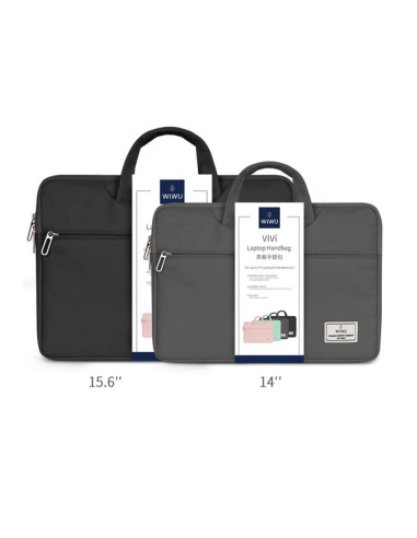 WiWU - Sacoche étanche pour ordinateur portable 15.6" Vivid - noir