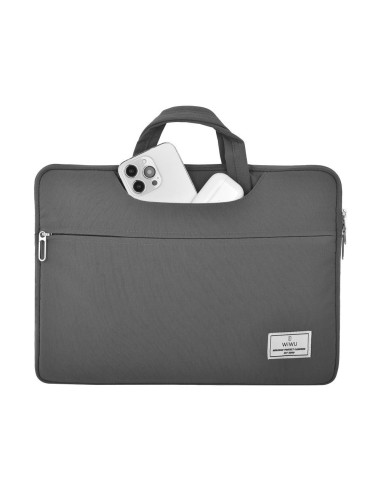 WiWU - Sacoche résistante à l'eau pour ordinateur portable 15.6" Vivid - gris