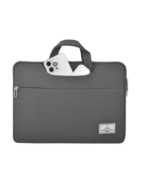 WiWU - Sacoche résistante à l'eau pour ordinateur portable 15.6" Vivid - gris