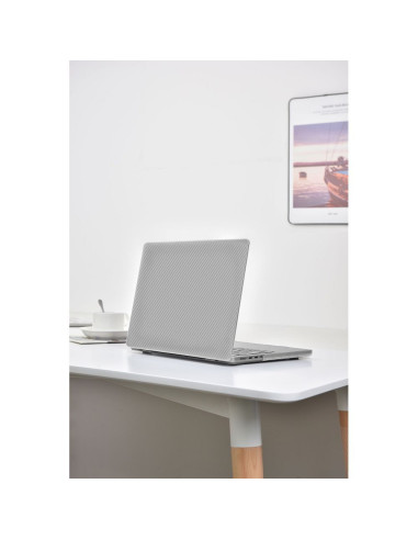 WiWU - Coque de protection iKavlar Crystal Shield pour MacBook Air 13.6" 2022 - transparent
