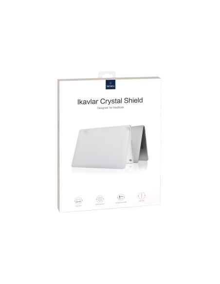 WiWU - Coque de protection iKavlar Crystal Shield pour MacBook Air 13.6" 2022 - transparent