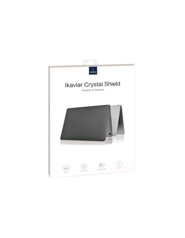 WiWU - Coque de protection iKavlar Crystal Shield pour MacBook Air 13.3" 2020 - noir