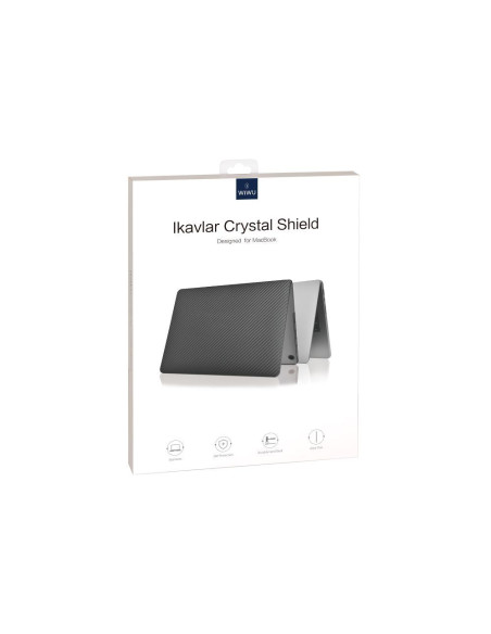 WiWU - Coque de protection iKavlar Crystal Shield pour MacBook Air 13.3" 2020 - noir