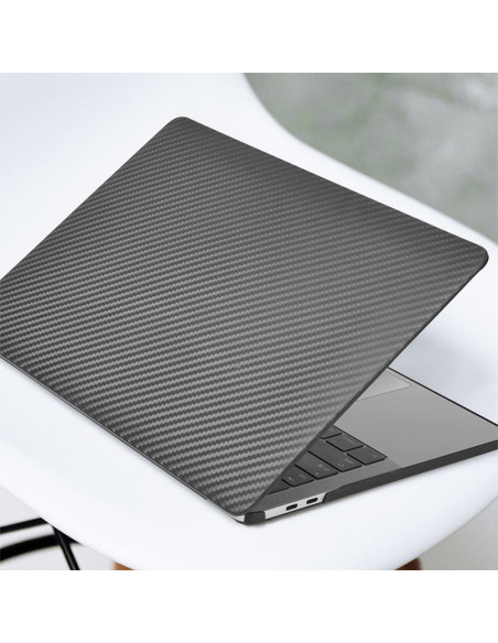 WiWU - Coque de protection iKavlar Crystal Shield pour MacBook Air 13.6" 2022 - noir