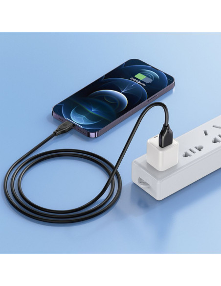 WiWU - Pioneer Wi-C001 Câble USB A vers série Lightning - noir