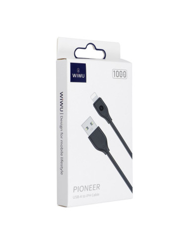 WiWU - Pioneer Wi-C001 Câble USB A vers série Lightning - noir