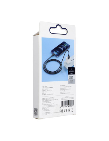 WiWU - Pioneer Wi-C001 Câble USB A vers série Lightning - noir