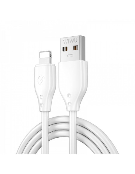 WiWU - Pioneer Wi-C001 Câble USB A vers série Lightning - blanc