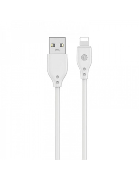 WiWU - Pioneer Wi-C001 Câble USB A vers série Lightning - blanc