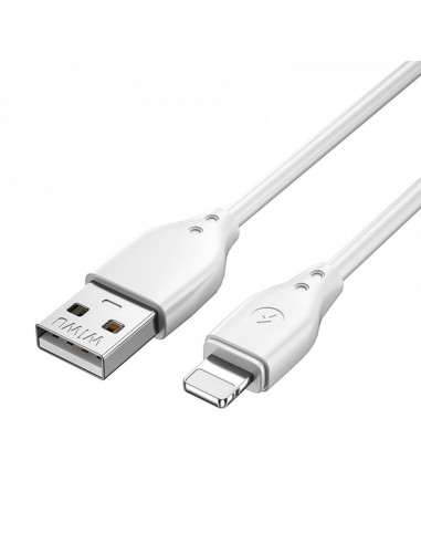 WiWU - Pioneer Wi-C001 Câble USB A vers série Lightning - blanc
