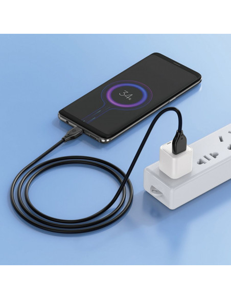WiWU - Pioneer Wi-C001 Câble USB A vers USB C - noir
