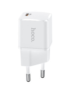 Chargeur HOCO Type C PD 20W N10 blanc