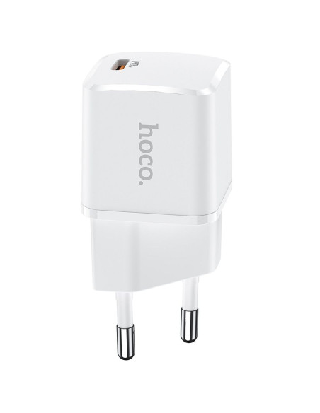 Chargeur HOCO Type C PD 20W N10 blanc