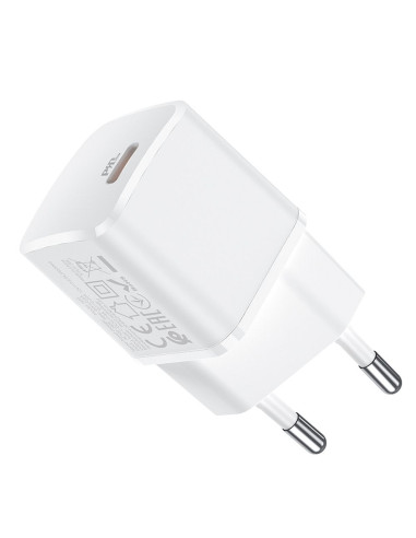 Chargeur HOCO Type C PD 20W N10 blanc