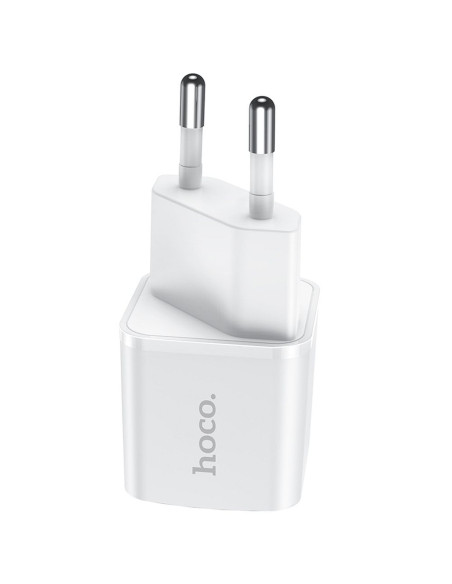 Chargeur HOCO Type C PD 20W N10 blanc