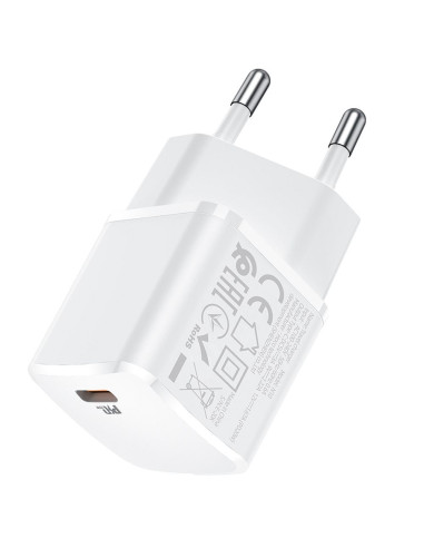 Chargeur HOCO Type C PD 20W N10 blanc