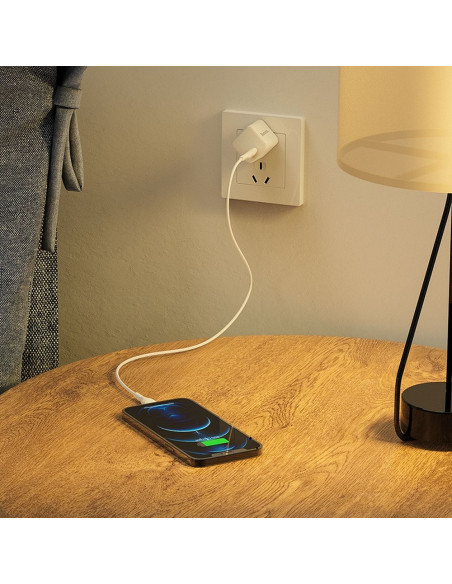 Chargeur HOCO Type C PD 20W N10 blanc