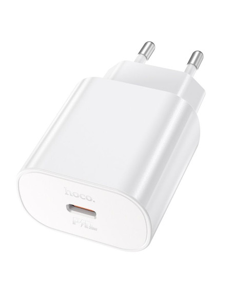 Chargeur HOCO Type C PD QC3.0 25W N22 blanc