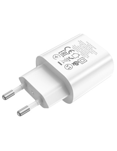 Chargeur HOCO Type C PD QC3.0 25W N22 blanc