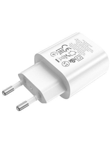 Chargeur HOCO Type C PD QC3.0 25W N22 blanc