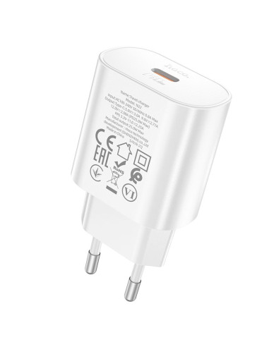Chargeur HOCO Type C PD QC3.0 25W N22 blanc