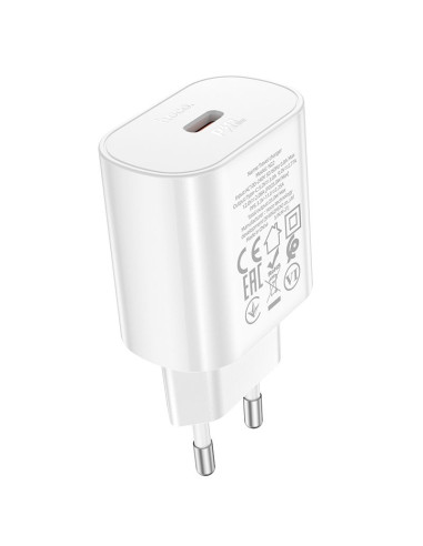 Chargeur HOCO Type C PD QC3.0 25W N22 blanc