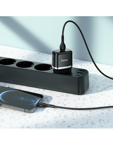 Chargeur HOCO Type C PD QC3.0 20WN24 noir