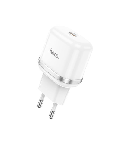Chargeur HOCO Type C PD QC3.0 20W N24 blanc