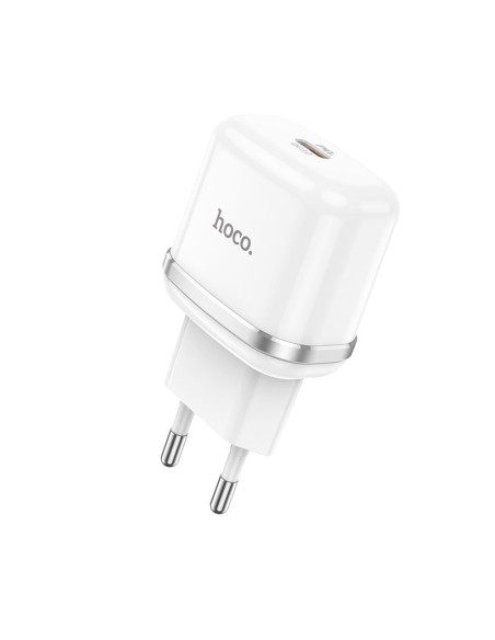 Chargeur HOCO Type C PD QC3.0 20W N24 blanc