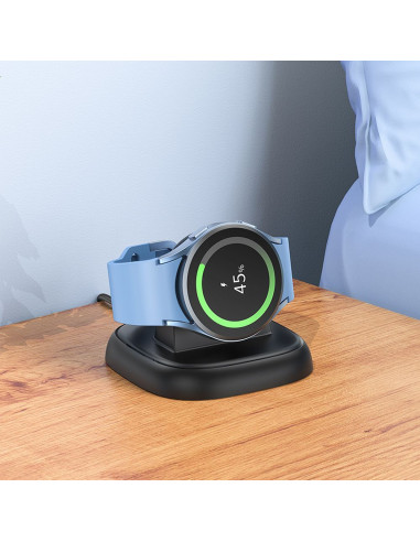 Chargeur à induction HOCO compatible avec la Samsung Watch 2.5W CW49 noir