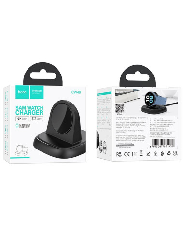 Chargeur à induction HOCO compatible avec la Samsung Watch 2.5W CW49 noir