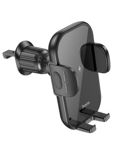 Support voiture à induction pour grille HOCO 15W HW4 noir 2
