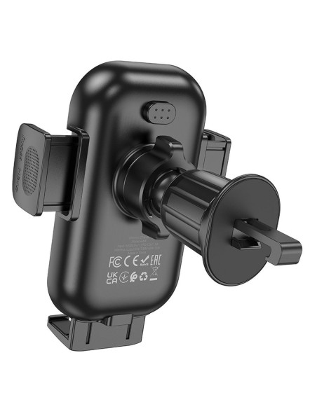 Support voiture à induction pour grille HOCO 15W HW4 noir