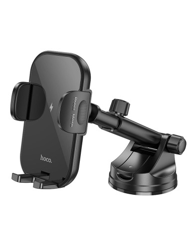 HOCO car holder with wirelles charging for windshield / center console 15W HW5 black