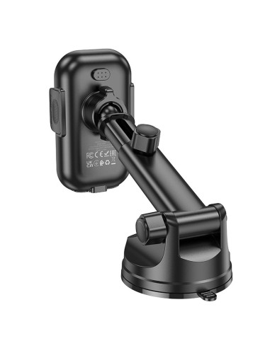 HOCO car holder with wirelles charging for windshield / center console 15W HW5 black