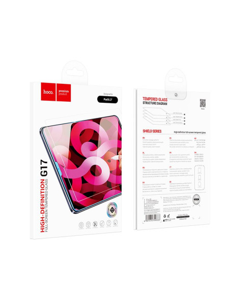 HOCO HD Shield series verre trempé plein écran - pour iPad 8.3" noir (G17)