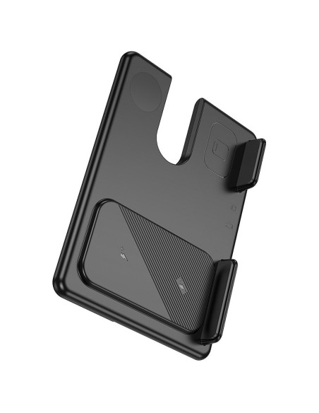 Chargeur inductif 3-en-1 HOCO compatible avec la Samsung Watch 15W CQ2 noir