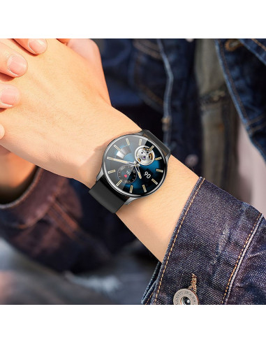 HOCO smartwatch avec fonction de conversation Y15 AMOLED noir