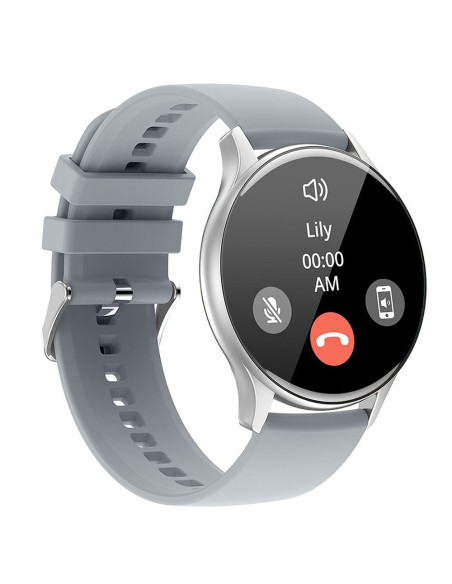HOCO smartwatch avec fonction de conversation Y15 AMOLED argenté