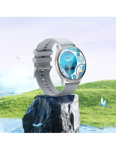 HOCO smartwatch avec fonction de conversation Y15 AMOLED argenté