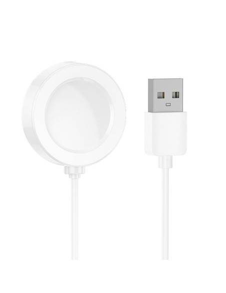 HOCO Câble de chargement pour smartwatch Y16 0,84 m blanc