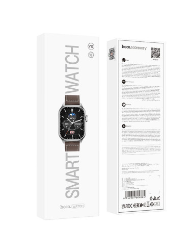 HOCO smartwatch avec fonction de conversation Y17 argent