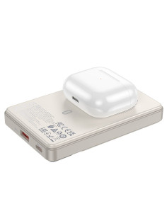 HOCO powerbnk 10 000 mAh compatble with MagSafe PD QC3.0 3A 22,5W Q18 white 2
