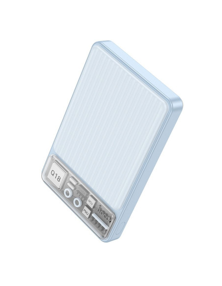 HOCO powerbank 10 000 mAh compatible with MagSafe PD QC3.0 3A 22,5W Q18 blue