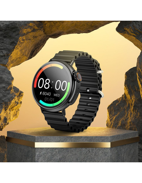 HOCO smartwatch avec fonction de conversation Y18 noir