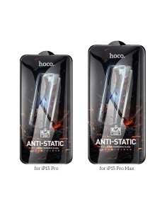 HOCO HD Verre trempé antistatique (SET 25in1) - MULTIPACK pour iPhone 15 Pro Max (G10) 2