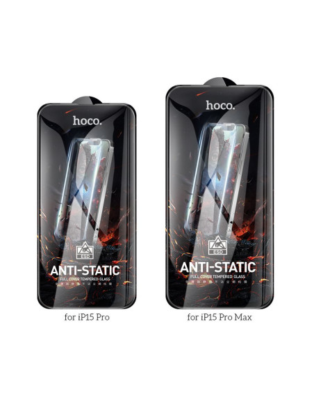 HOCO HD Verre trempé antistatique (SET 25in1) - MULTIPACK pour iPhone 15 Pro Max (G10)