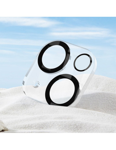 Verre trempé HOCO pour Night Shooting Circle Lens (SET 25in1) - MULTIPACK pour iPhone 15 / 15 Plus (G13)